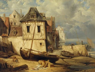Villaggio di pescatori costiero